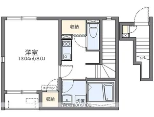 レオネクストパークヴェルブィル【206号室】の間取り