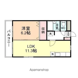 メゾン光陽【301号室】の間取り