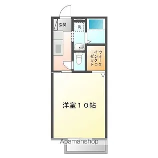 ウェルヴィラ東福山A【103号室号室】の間取り