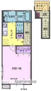 GARDEN大堤A【202号室】の間取り