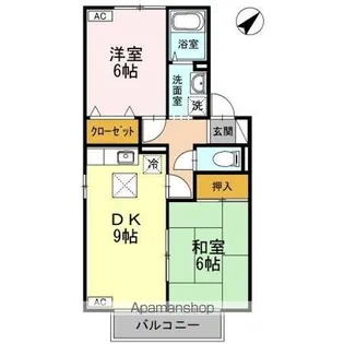 セジュール三宅 D棟【1階】の間取り