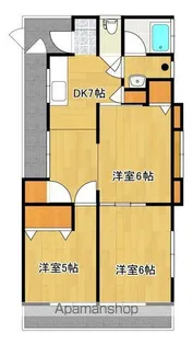 コーポ桐栄【201号号室】の間取り