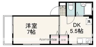 コーポダイ【202号室】の間取り