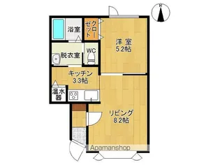 サイプレス【202号室】の間取り