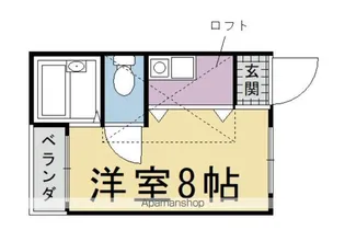 サニーハウスオザサ【202号室】の間取り