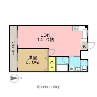 DAYハイムラックランド【202号室号室】の間取り