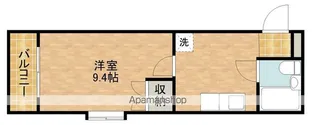 ハイツスバル【3階】の間取り