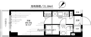 ガラ・シティ横浜西口【10階】の間取り
