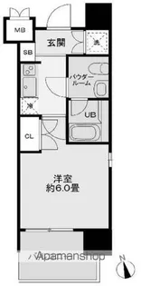 東京都新宿区新宿1丁目【マンション】の間取り