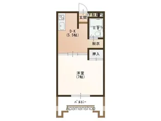 ロイヤルクレスト【102号室】の間取り