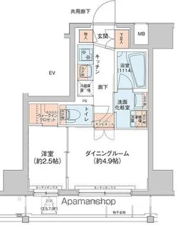 東京都杉並区梅里2丁目【マンション】の間取り