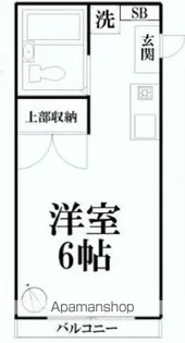 アメニティ千川【1階】の間取り