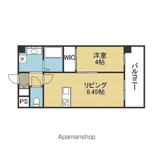 カウニス巽北【302号室】の間取り