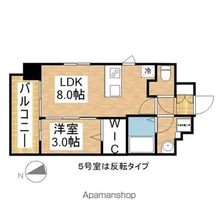 デュオフラッツ栄【4階】の間取り