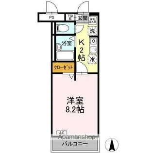 ジュネスメゾンイノウエ【2階】の間取り