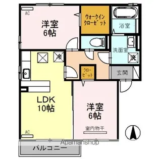 リビングタウン舟橋壱番館 C【1階】の間取り