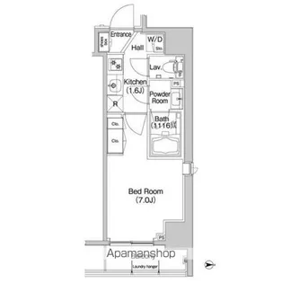 コンフォリア錦糸町【6階】の間取り