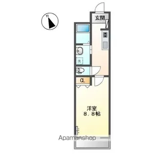 サンライト杏【2階】の間取り