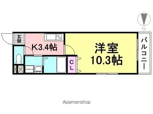 フジパレス塚口東?番館【1階】の間取り