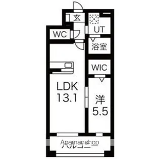 RⅦ【4階】の間取り