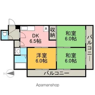 メゾン井川【3階】の間取り
