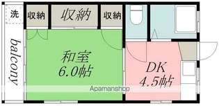 第三ふじみ荘【2階】の間取り
