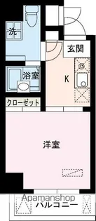 レジディア大井町【12階】の間取り