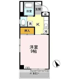 棒屋第2城北ハイツ【2階】の間取り