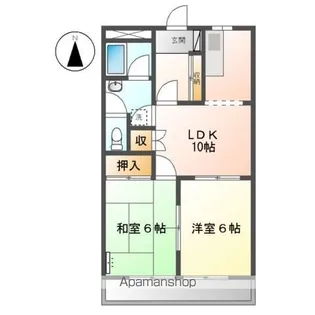 ダイアンサス82【2階】の間取り
