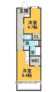キャッスル常滑【5階】の間取り