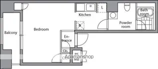 ピアネッタ汐留【9階】の間取り