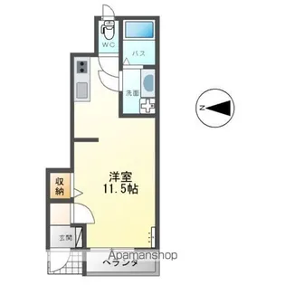コンフォート レジデンス【1階】の間取り