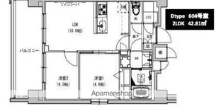 SーRESIDENCE本所吾妻橋【6階】の間取り
