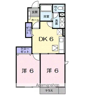 澄風館【1階】の間取り