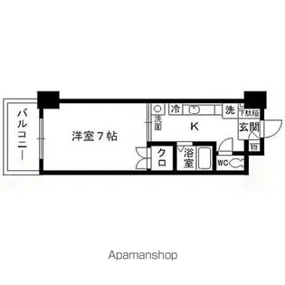 ベルボア【502号室】の間取り