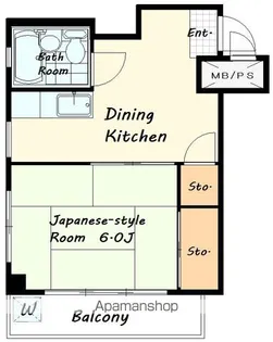 メゾン呉羽【3階】の間取り