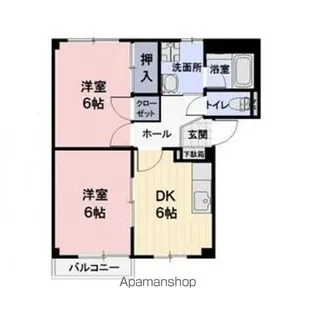 サープラス リール【1階】の間取り