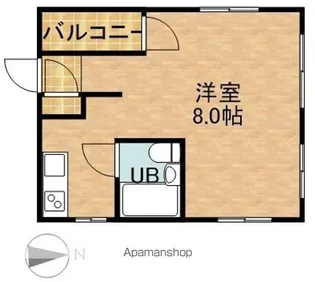 サンシックス【302号室】の間取り