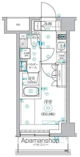 セジョリ横浜WESTⅡ【6階】の間取り