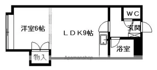宮の森ハイツ【2階】の間取り
