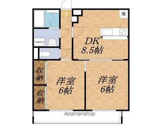 セレクトⅢ【305号室】の間取り