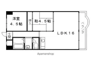 メゾン山幸【902号室】の間取り