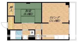 市兵衛第一ビル【3階】の間取り