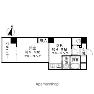 ジェラ恵比寿レジデンス【8階】の間取り