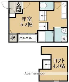 オプティマルコーポ【2階】の間取り