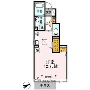 フロール パーク【1階】の間取り