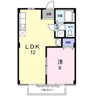 ビューテラスⅡ【2階】の間取り