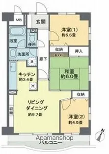 久が原ハイツ【3階】の間取り