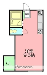 ホワイトバーチ鶴巻南【1階】の間取り