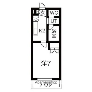 ノースグランデ【302号室】の間取り